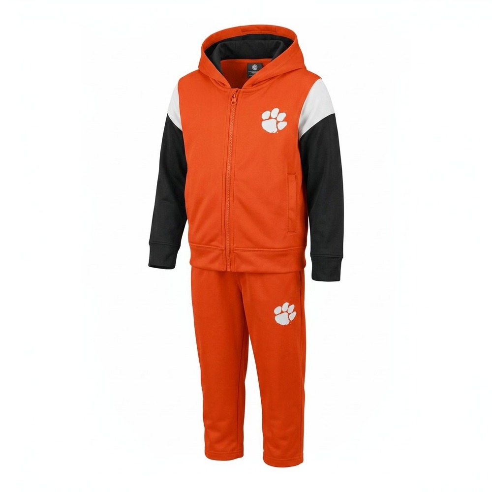 Gen 2 Clemson Tigers Toddler Size 2T Track Suit 2-Piece Hoodie Pants Set NWT